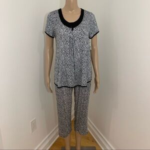 New Rene Rofe Women's 2 Piece Pajama Set PJs